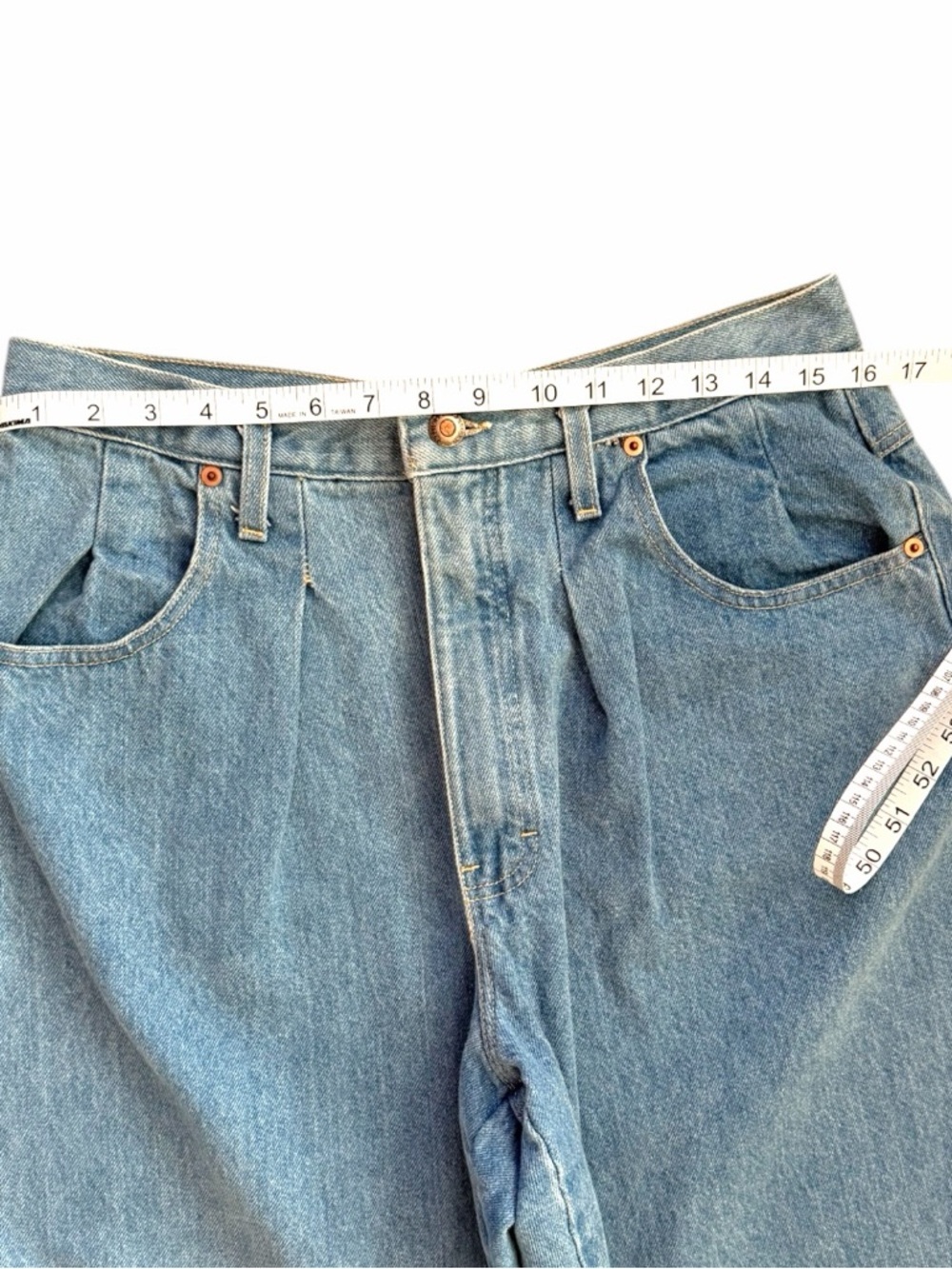 VTG 90s P.S. Gitano High Rise Pleated Mom Jeans | 16S Fits Modern 12 - Picture 11 of 14